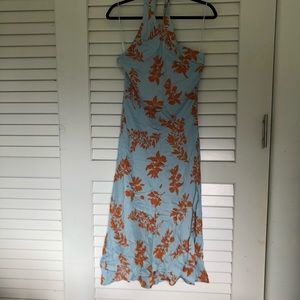 LEAVE ME LOVING YOU MIDI DRESS BLUE